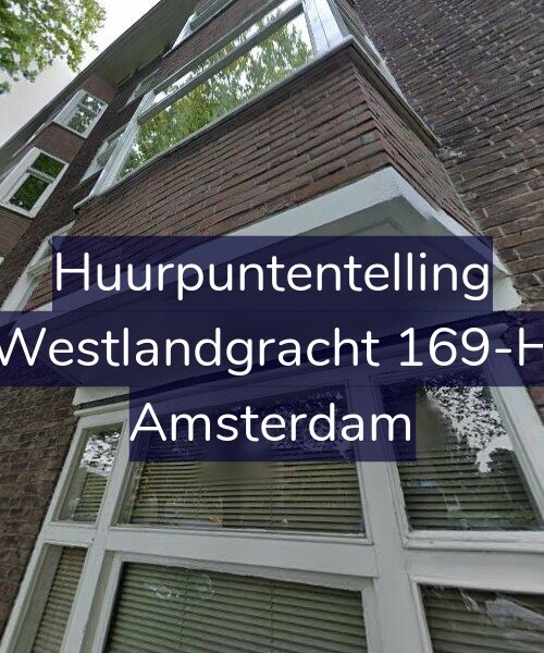 Foto gevel Huurpuntentelling voor Westlandgracht 169-H, Amsterdam