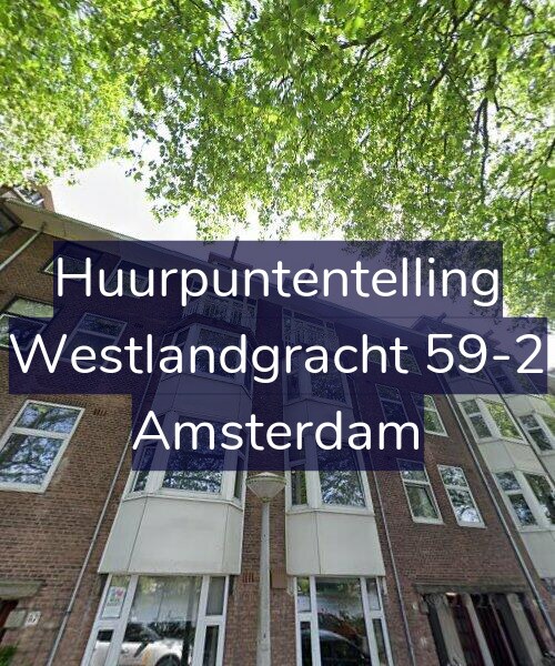 Foto gevel Huurpuntentelling voor Westlandgracht 59-2, Amsterdam