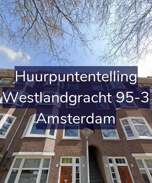 Foto gevel Huurpuntentelling voor Westlandgracht 95-3, Amsterdam
