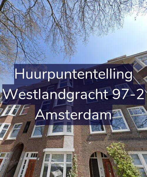 Foto gevel Huurpuntentelling voor Westlandgracht 97-2, Amsterdam