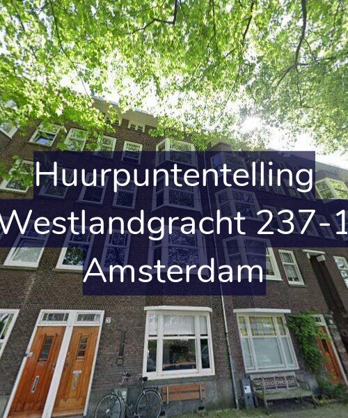 Foto gevel Huurpuntentelling voor Westlandgracht 237-1, Amsterdam