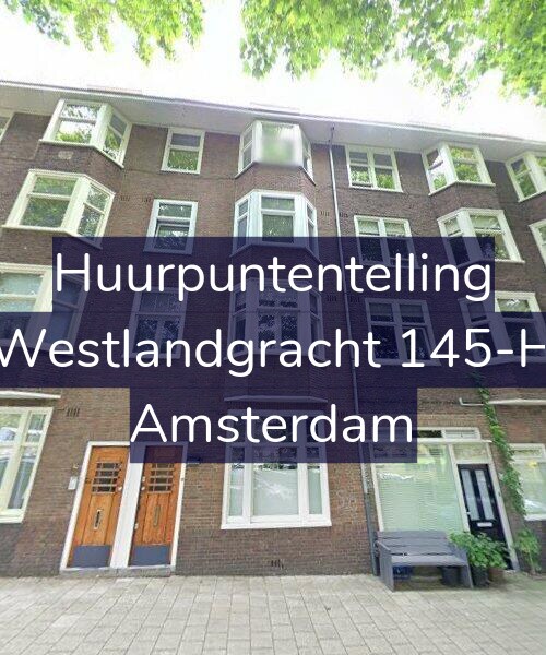 Foto gevel Huurpuntentelling voor Westlandgracht 145-H, Amsterdam