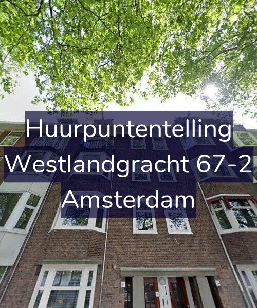Foto gevel Huurpuntentelling voor Westlandgracht 67-2, Amsterdam