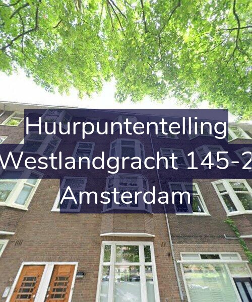 Foto gevel Huurpuntentelling voor Westlandgracht 145-2, Amsterdam