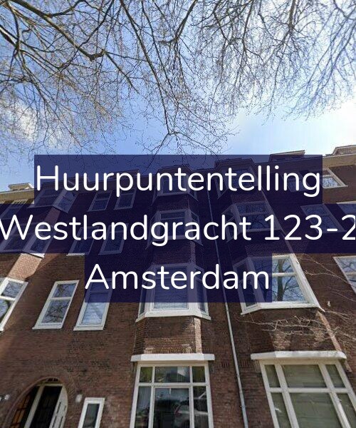 Foto gevel Huurpuntentelling voor Westlandgracht 123-2, Amsterdam