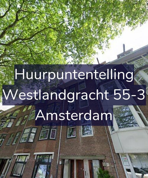 Foto gevel Huurpuntentelling voor Westlandgracht 55-3, Amsterdam