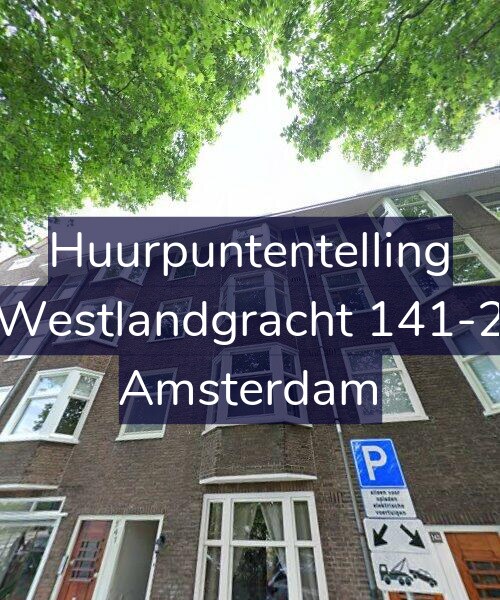 Foto gevel Huurpuntentelling voor Westlandgracht 141-2, Amsterdam
