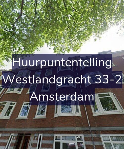 Foto gevel Huurpuntentelling voor Westlandgracht 33-2, Amsterdam