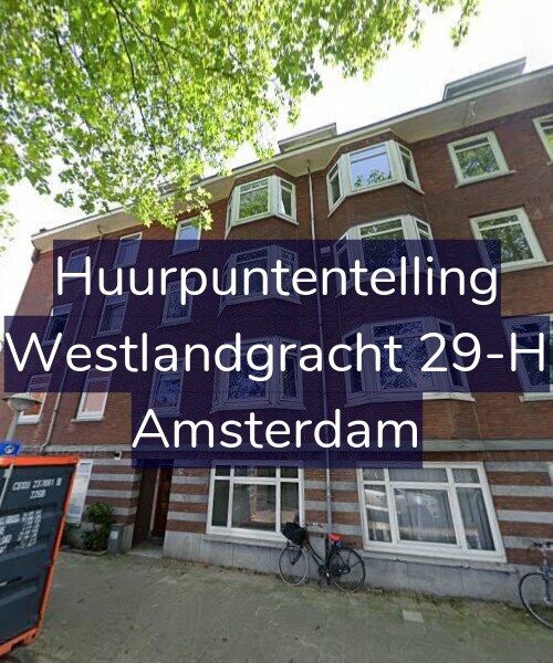 Foto gevel Huurpuntentelling voor Westlandgracht 29-H, Amsterdam