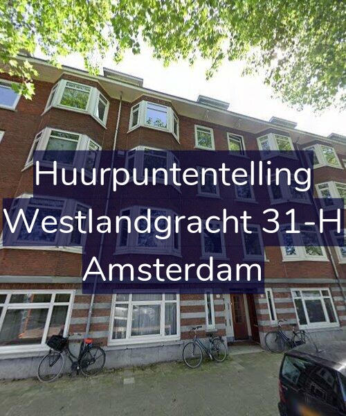Foto gevel Huurpuntentelling voor Westlandgracht 31-H, Amsterdam