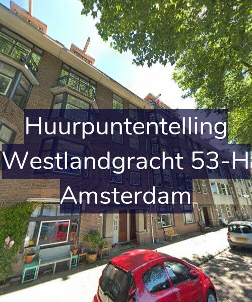 Foto gevel Huurpuntentelling voor Westlandgracht 53-H, Amsterdam