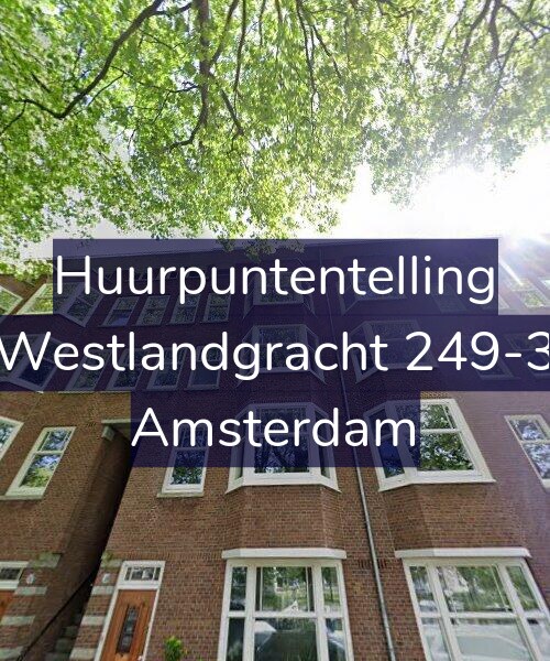 Foto gevel Huurpuntentelling voor Westlandgracht 249-3, Amsterdam