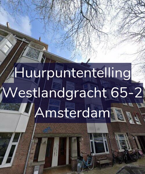 Foto gevel Huurpuntentelling voor Westlandgracht 65-2, Amsterdam