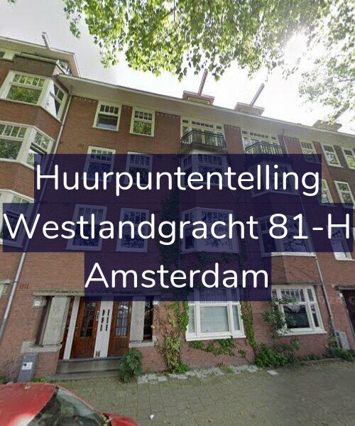 Foto gevel Huurpuntentelling voor Westlandgracht 81-H, Amsterdam