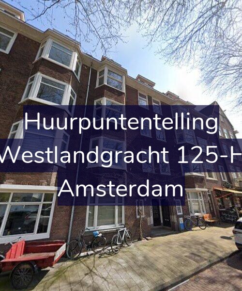 Foto gevel Huurpuntentelling voor Westlandgracht 125-H, Amsterdam