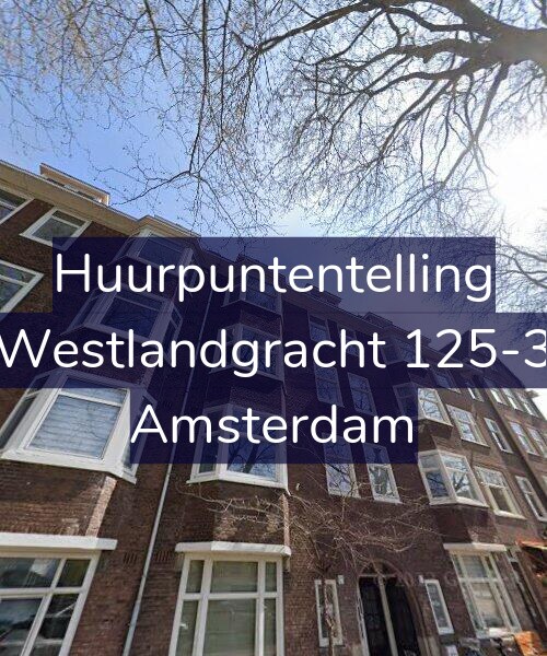 Foto gevel Huurpuntentelling voor Westlandgracht 125-3, Amsterdam