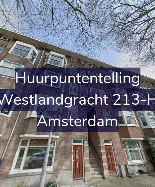 Foto gevel Huurpuntentelling voor Westlandgracht 213-H, Amsterdam