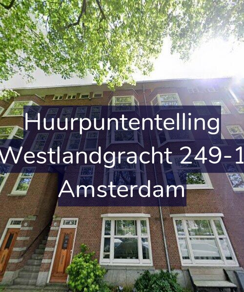 Foto gevel Huurpuntentelling voor Westlandgracht 249-1, Amsterdam