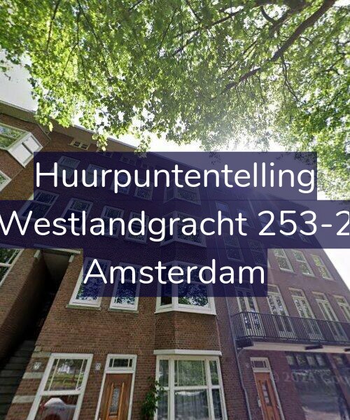 Foto gevel Huurpuntentelling voor Westlandgracht 253-2, Amsterdam