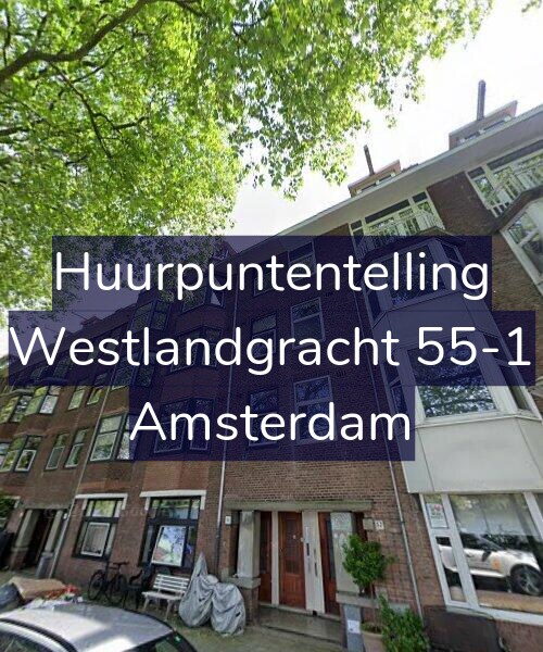 Foto gevel Huurpuntentelling voor Westlandgracht 55-1, Amsterdam