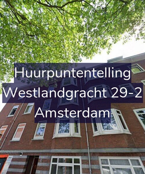Foto gevel Huurpuntentelling voor Westlandgracht 29-2, Amsterdam