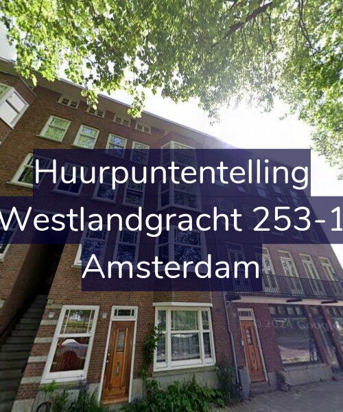 Foto gevel Huurpuntentelling voor Westlandgracht 253-1, Amsterdam
