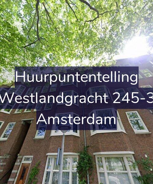 Foto gevel Huurpuntentelling voor Westlandgracht 245-3, Amsterdam