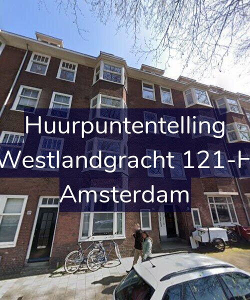 Foto gevel Huurpuntentelling voor Westlandgracht 121-H, Amsterdam