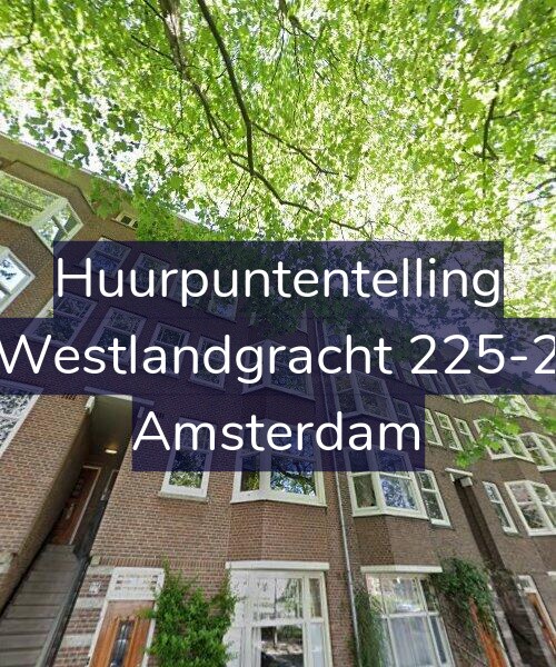 Foto gevel Huurpuntentelling voor Westlandgracht 225-2, Amsterdam