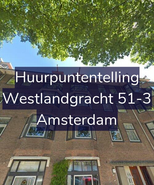 Foto gevel Huurpuntentelling voor Westlandgracht 51-3, Amsterdam