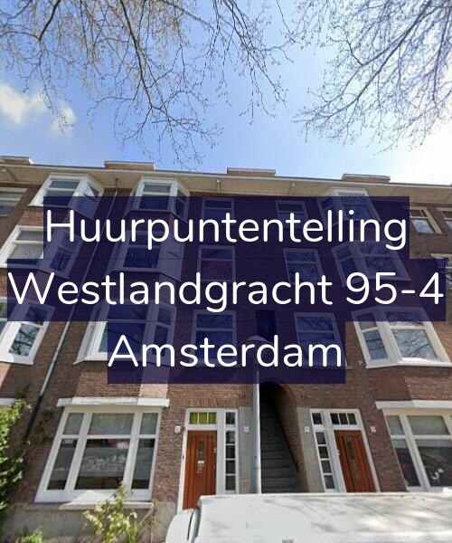 Foto gevel Huurpuntentelling voor Westlandgracht 95-4, Amsterdam