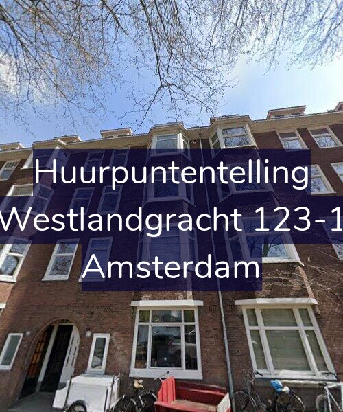 Foto gevel Huurpuntentelling voor Westlandgracht 123-1, Amsterdam