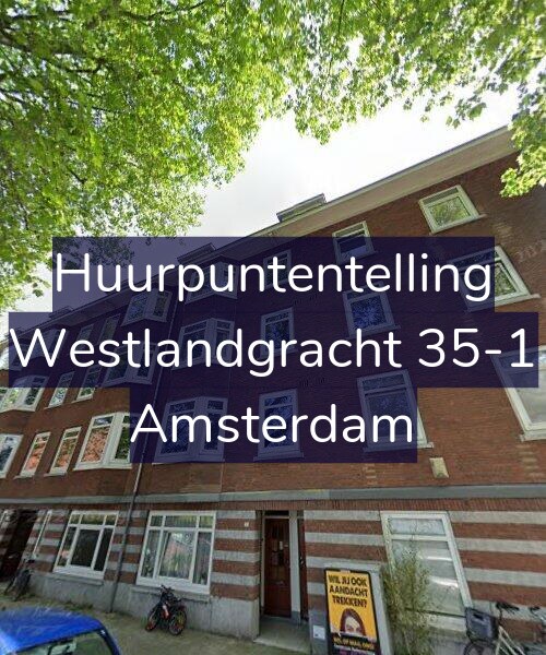 Foto gevel Huurpuntentelling voor Westlandgracht 35-1, Amsterdam