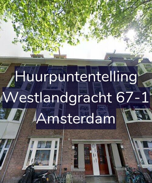 Foto gevel Huurpuntentelling voor Westlandgracht 67-1, Amsterdam