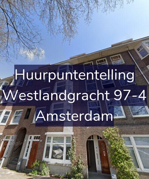 Foto gevel Huurpuntentelling voor Westlandgracht 97-4, Amsterdam