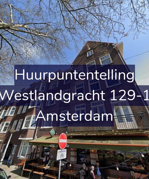 Foto gevel Huurpuntentelling voor Westlandgracht 129-1, Amsterdam