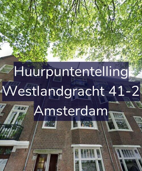 Foto gevel Huurpuntentelling voor Westlandgracht 41-2, Amsterdam