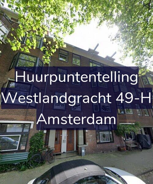 Foto gevel Huurpuntentelling voor Westlandgracht 49-H, Amsterdam