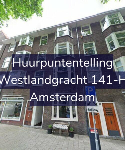 Foto gevel Huurpuntentelling voor Westlandgracht 141-H, Amsterdam