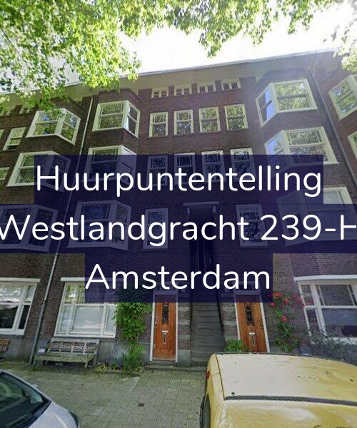 Foto gevel Huurpuntentelling voor Westlandgracht 239-H, Amsterdam