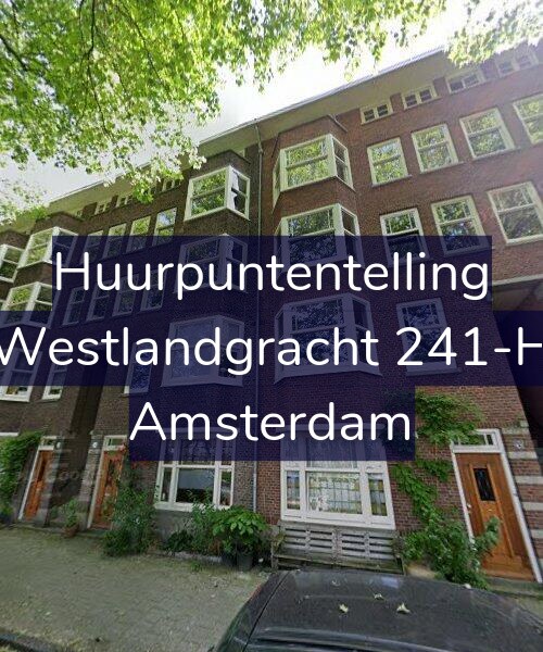 Foto gevel Huurpuntentelling voor Westlandgracht 241-H, Amsterdam