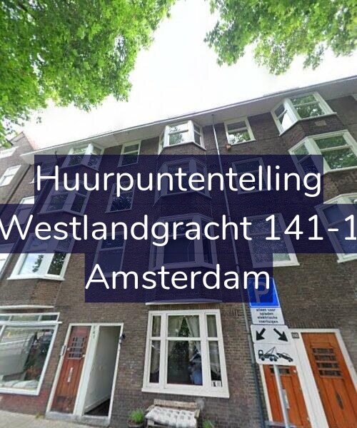 Foto gevel Huurpuntentelling voor Westlandgracht 141-1, Amsterdam