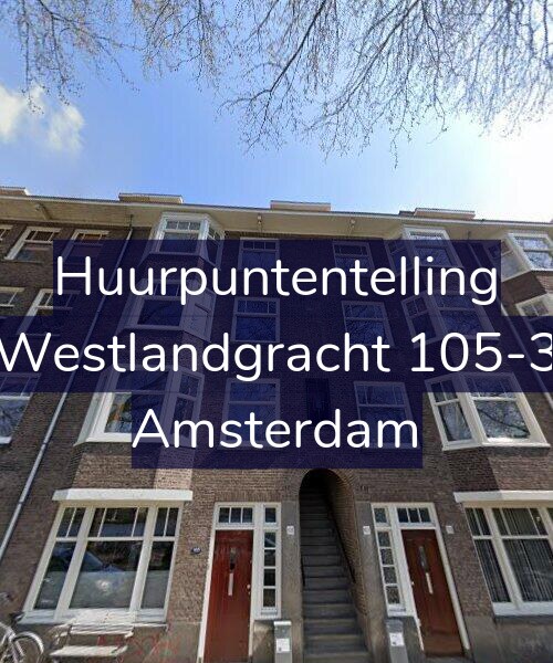 Foto gevel Huurpuntentelling voor Westlandgracht 105-3, Amsterdam