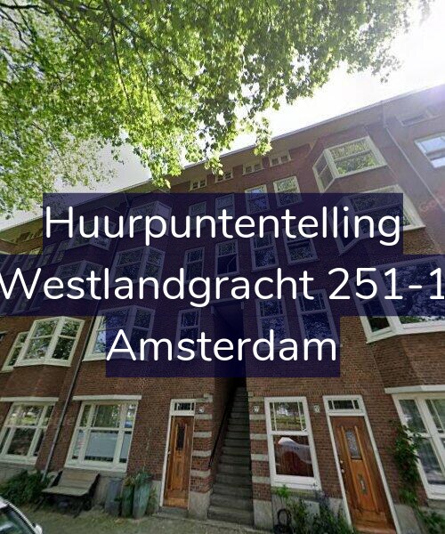 Foto gevel Huurpuntentelling voor Westlandgracht 251-1, Amsterdam