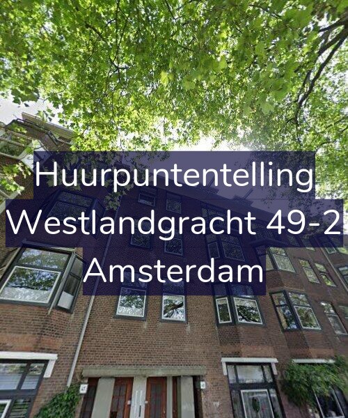 Foto gevel Huurpuntentelling voor Westlandgracht 49-2, Amsterdam