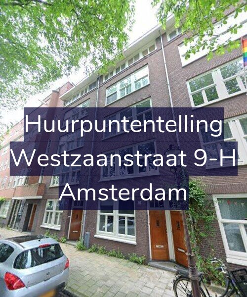 Foto gevel Huurpuntentelling voor Westzaanstraat 9-H, Amsterdam