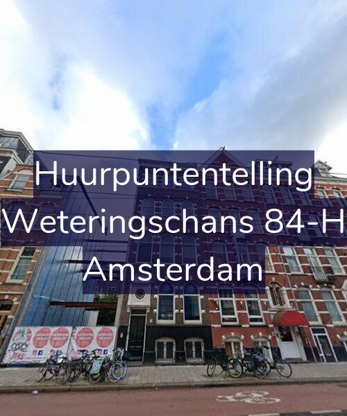 Foto gevel Huurpuntentelling voor Weteringschans 84-H, Amsterdam