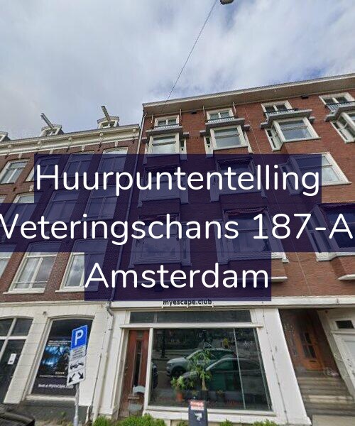 Foto gevel Huurpuntentelling voor Weteringschans 187-A1, Amsterdam