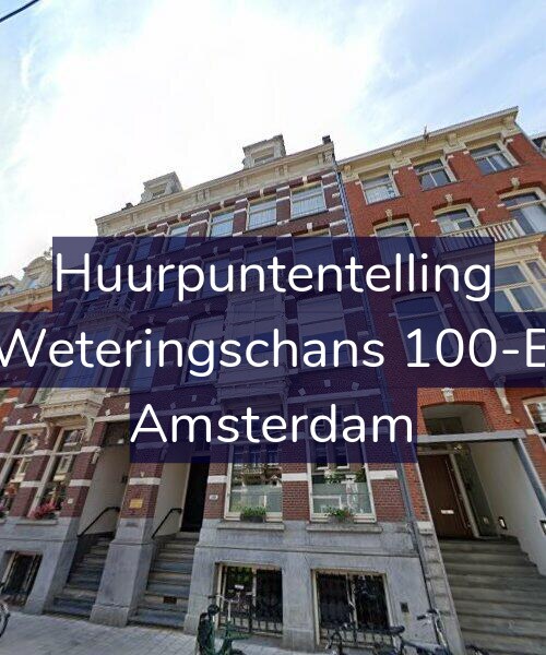 Foto gevel Huurpuntentelling voor Weteringschans 100-B, Amsterdam