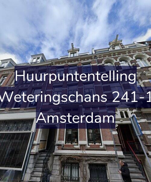 Foto gevel Huurpuntentelling voor Weteringschans 241-1, Amsterdam